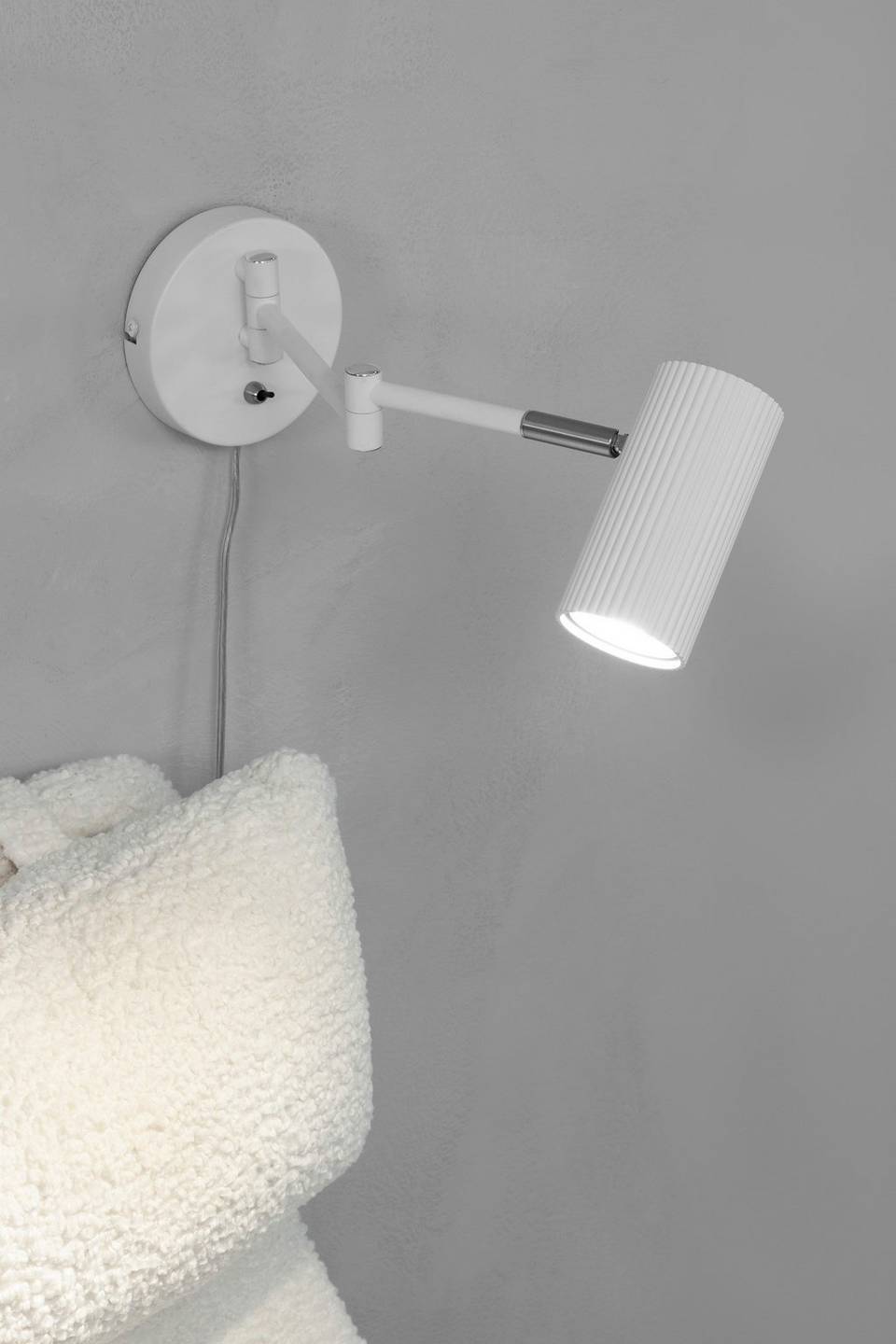 Markslöjd Vägglampa Costilla Flex Arm 1L, vit från Markslöjd, bild 2
