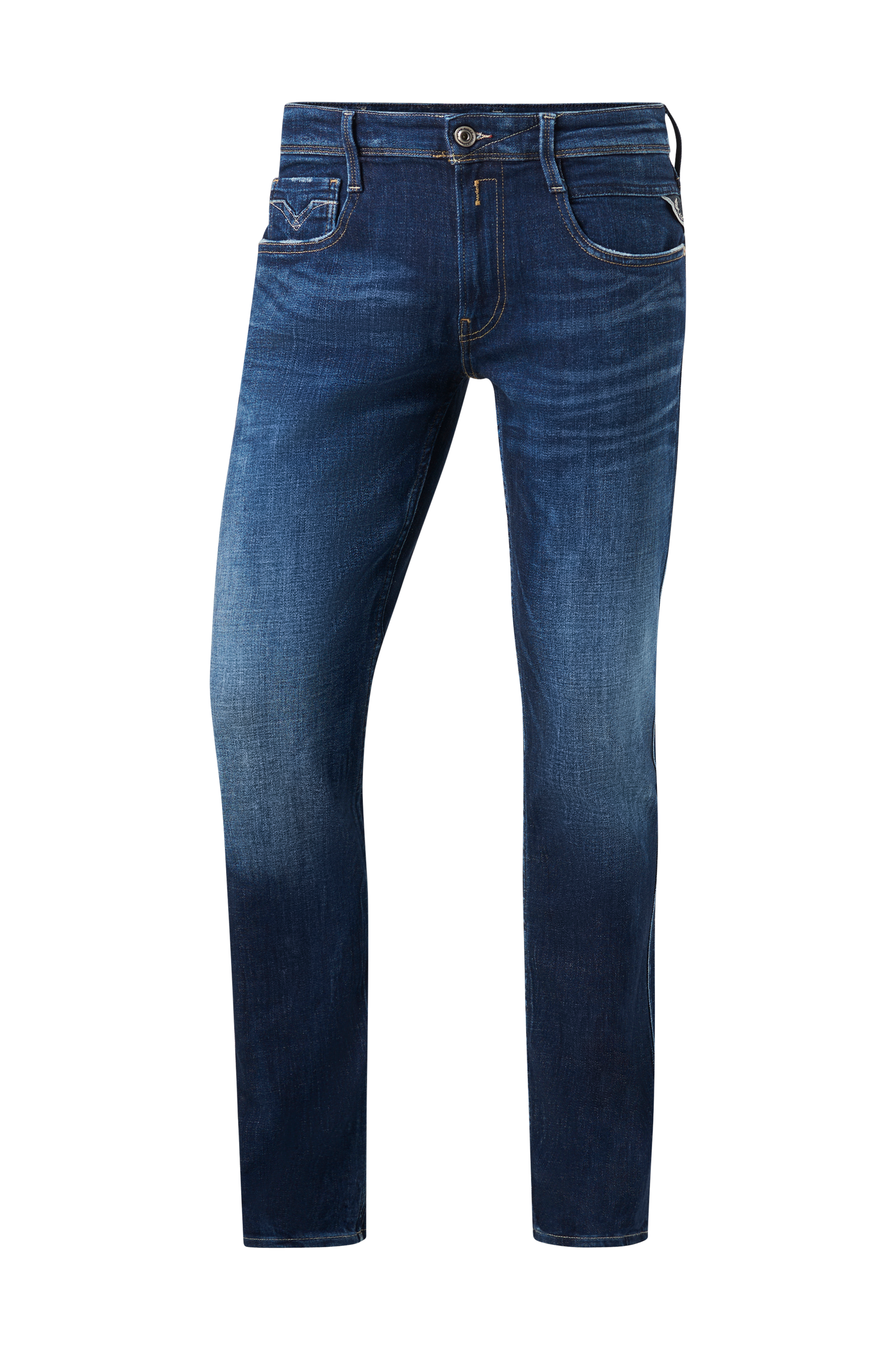 Replay - Jeans Anbass Slim Fit - Blå - W34/L32