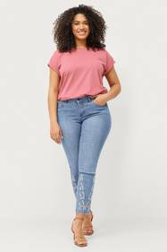 Zizzi Farkut JBill Cropped Emily Jeans Sininen Slim Ellos fi