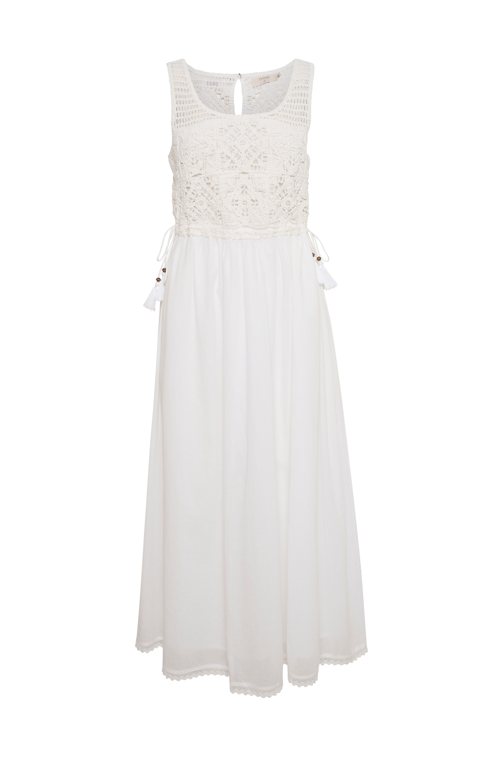 Cream - Maxi kjole crLola Crochet Dress Zally Fit - Hvid - 42/44