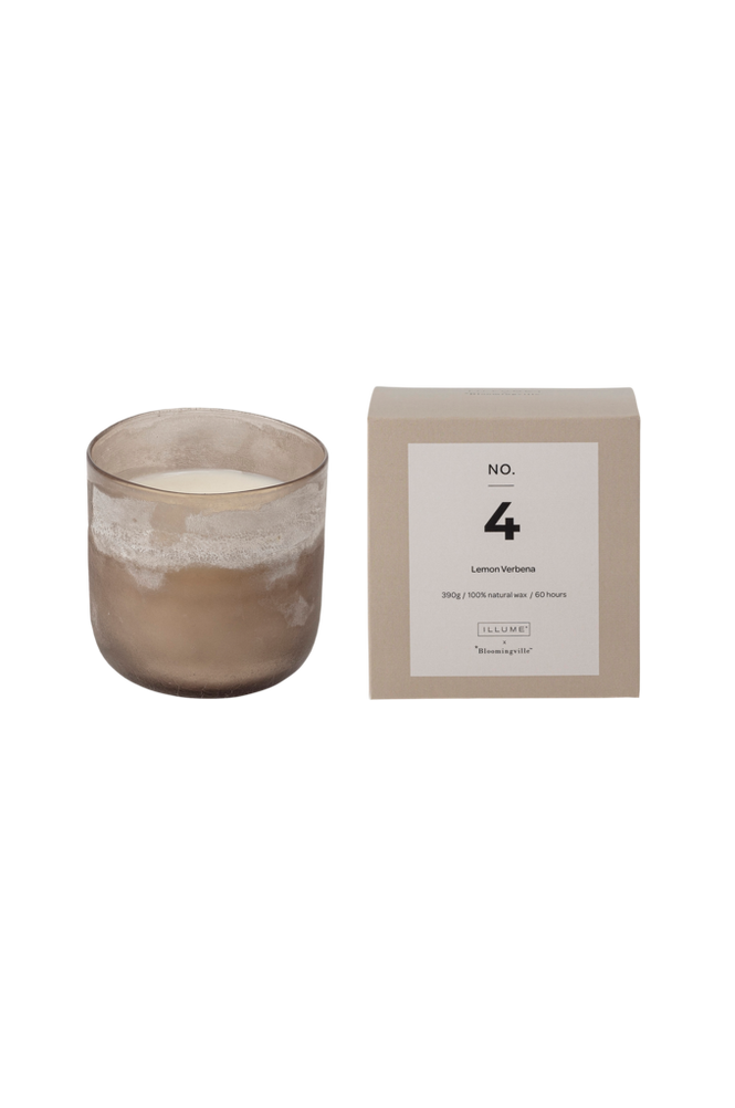 NO. 4 - Lemon Verbena Duftlys, Naturlig voks