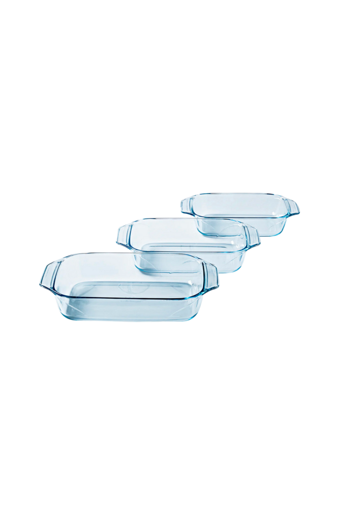 Glasformar, set med 3 st