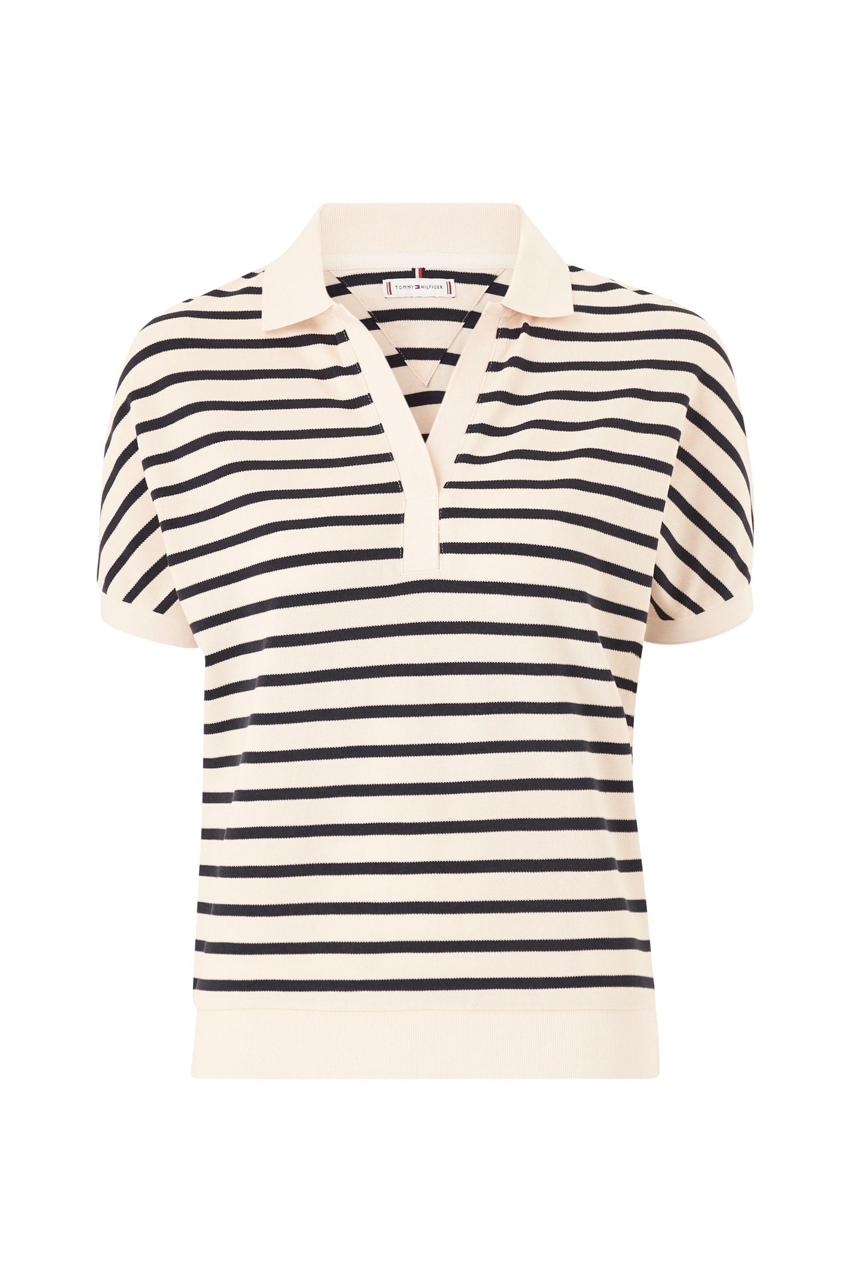 Tommy Hilfiger - Trøje Rlx Lyocell Polo SS - Hvid - 36
