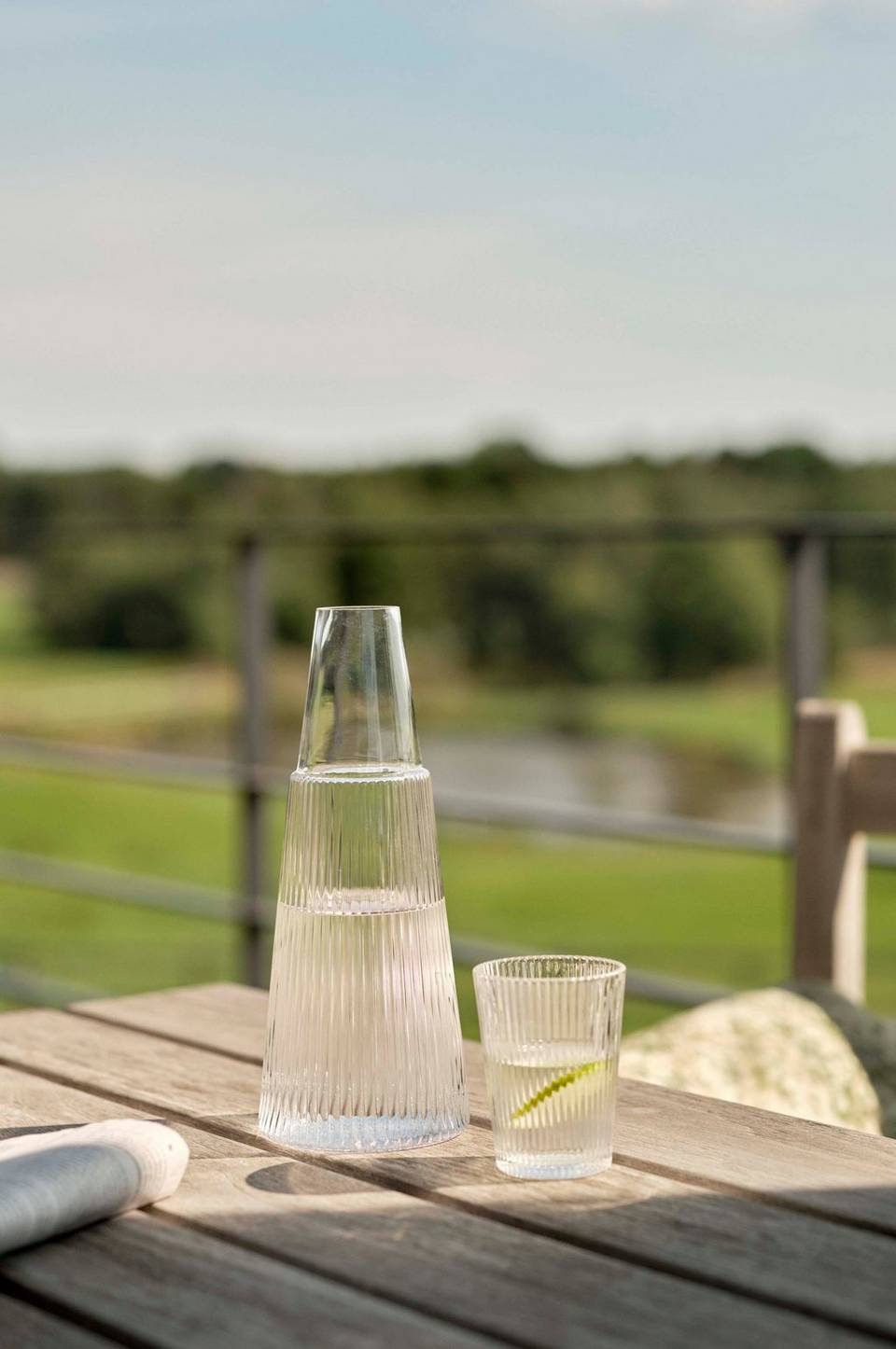 Stelton Karaff Pilastro med glas 1 l, transparent från Stelton, bild 2