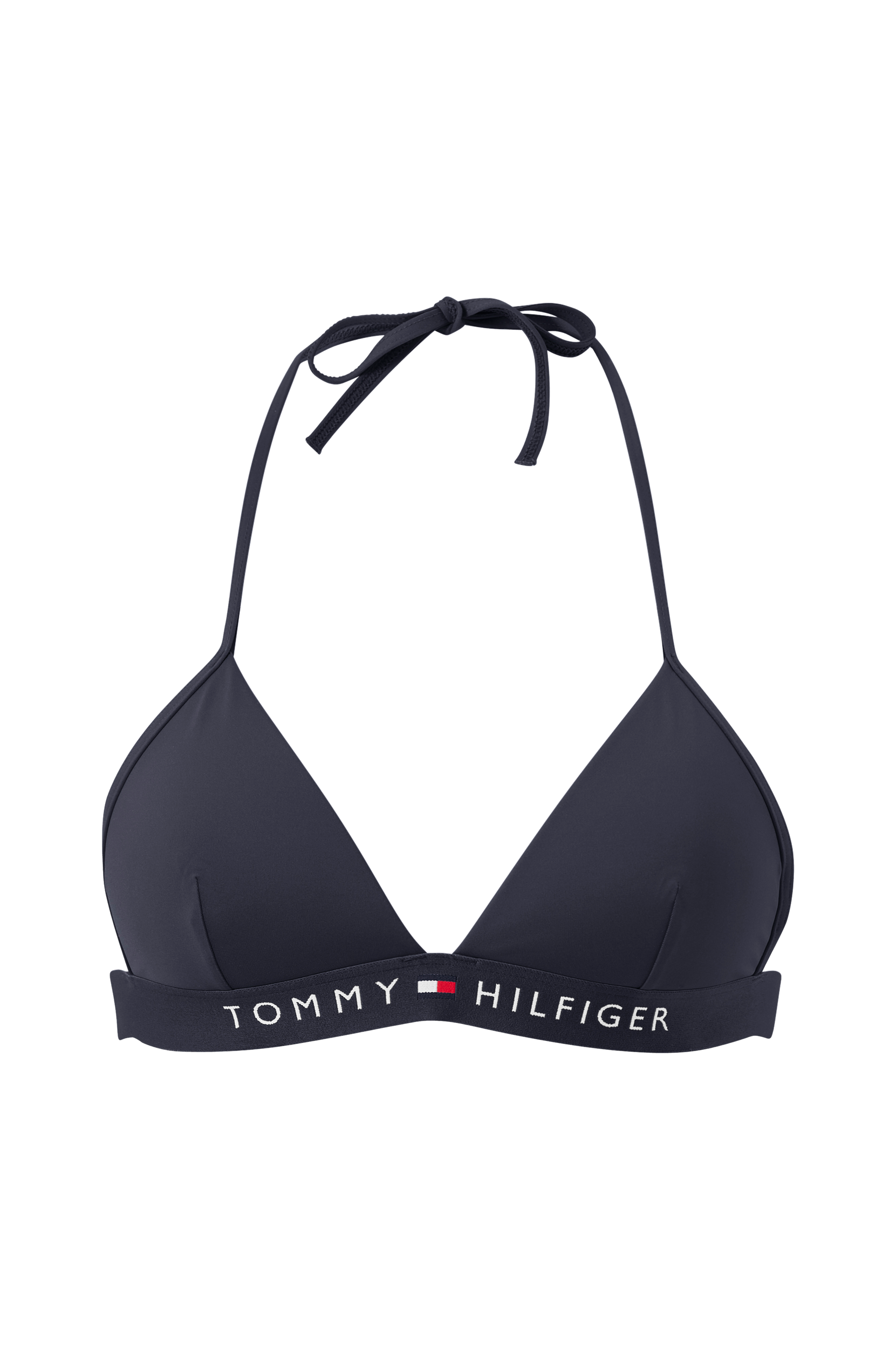 Tommy Hilfiger - Bikini-bh Triangle Fixed Foam - Blå - 40