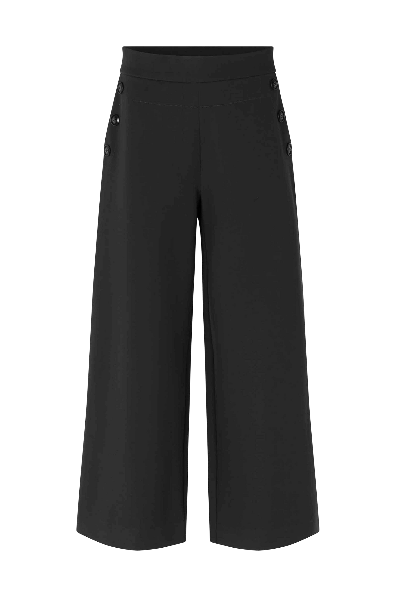 Masai - Bukser Prisca Casual Cropped - Sort - 44