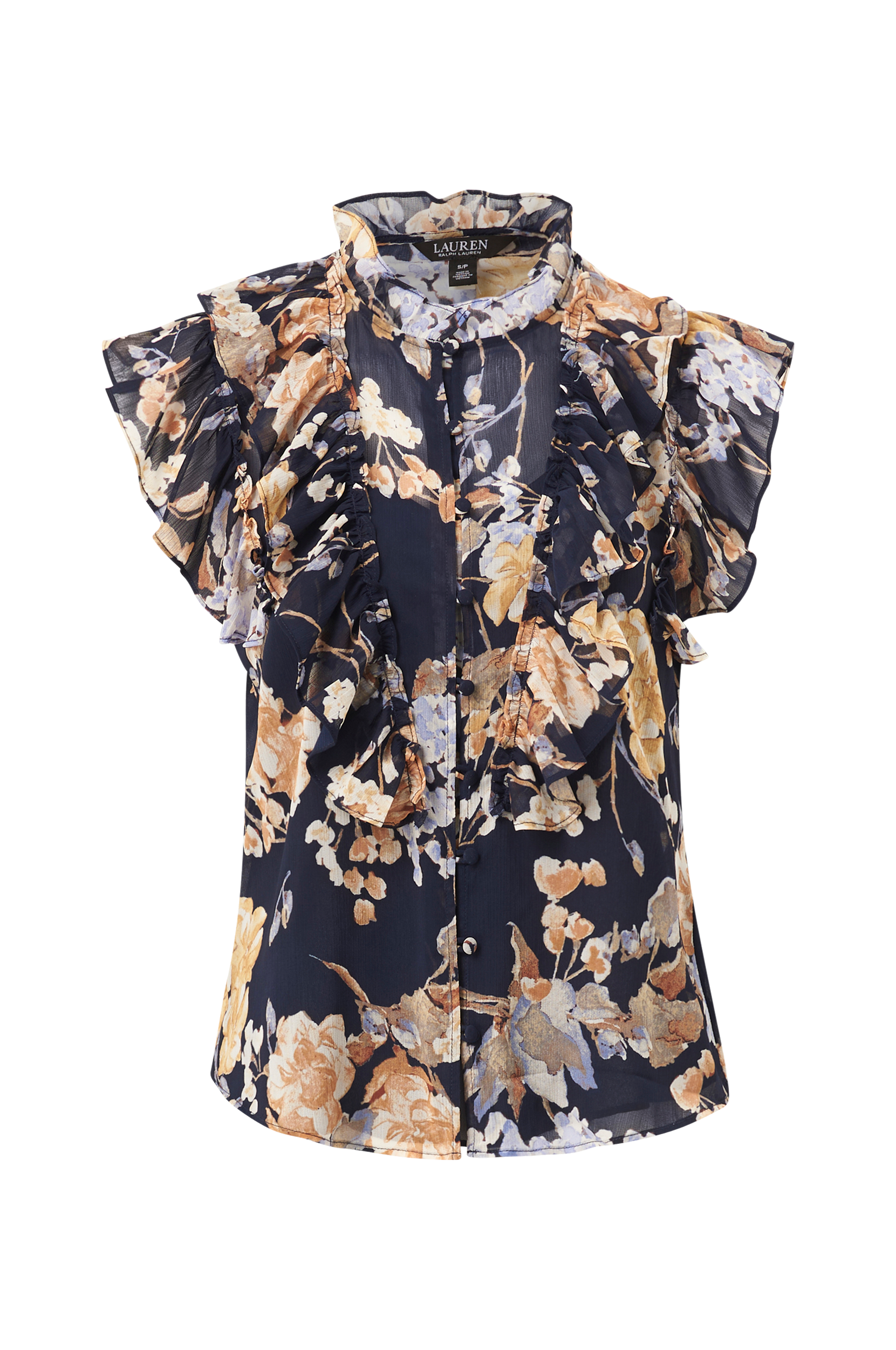 Lauren Ralph Lauren - Bluse Button Front Shirt - Multi - 34/36