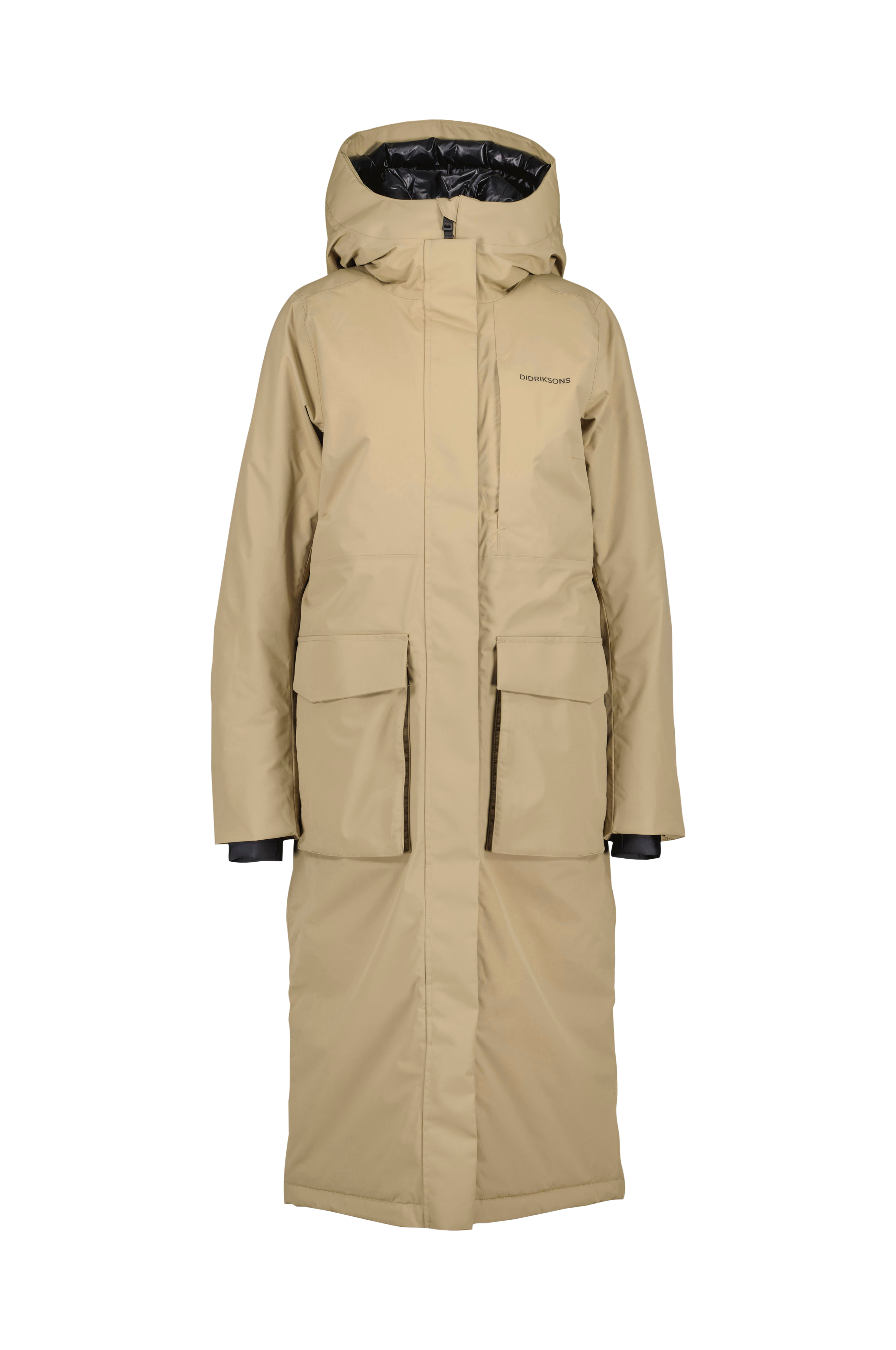 Didriksons Parka Leya Wns Parka L 3 - Beige - Jakker | Ellos.no