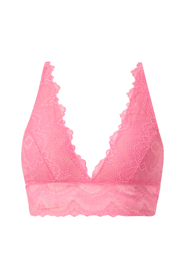 Understatement - Bralette Lace Plunge Bralette Top - Rosa - 38 - BH - Tøj  til kvinder (30053106)
