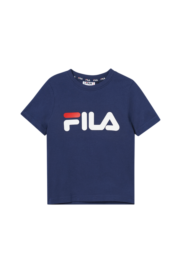 FILA - T-shirt Baia Mare Classic Logo Tee - Blå - 98/104