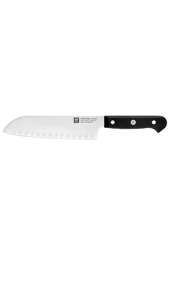 Kniv Santoku med olivslipning Gourmet 18 cm