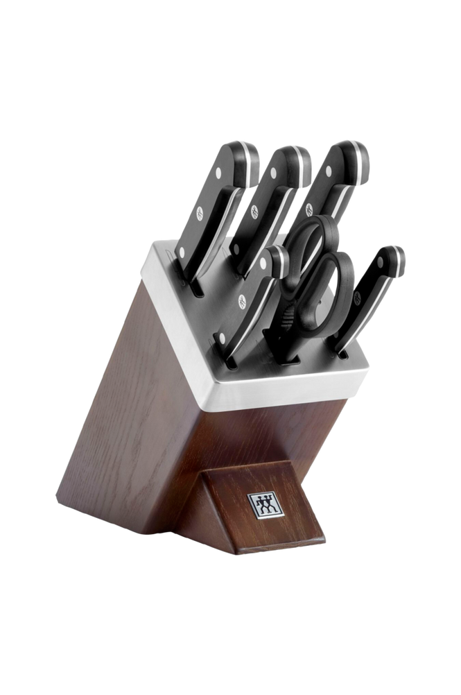 Veitsisetti ja itseteroittava veitsitukki Gourmet, 7 osaa