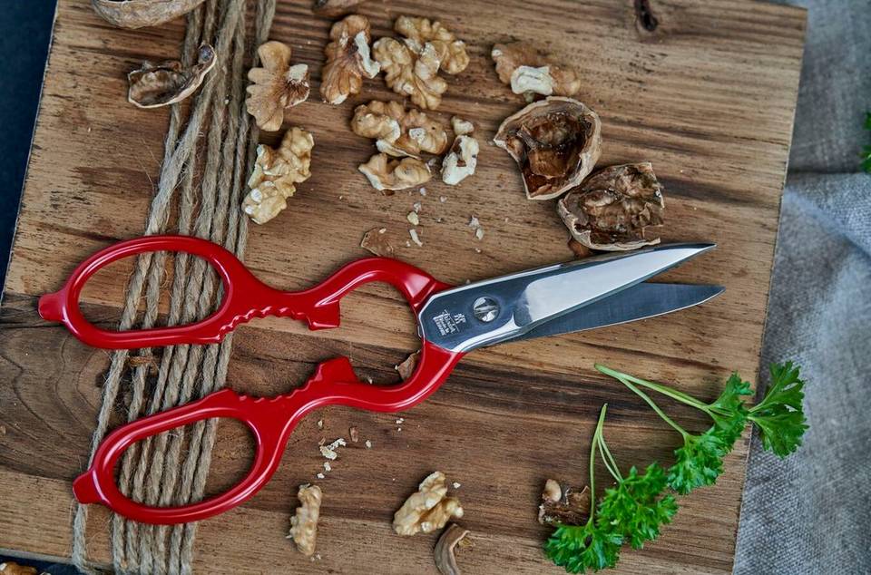 Zwilling Universalsax FRIODUR®stål 20 cm, röd från Zwilling, bild 5