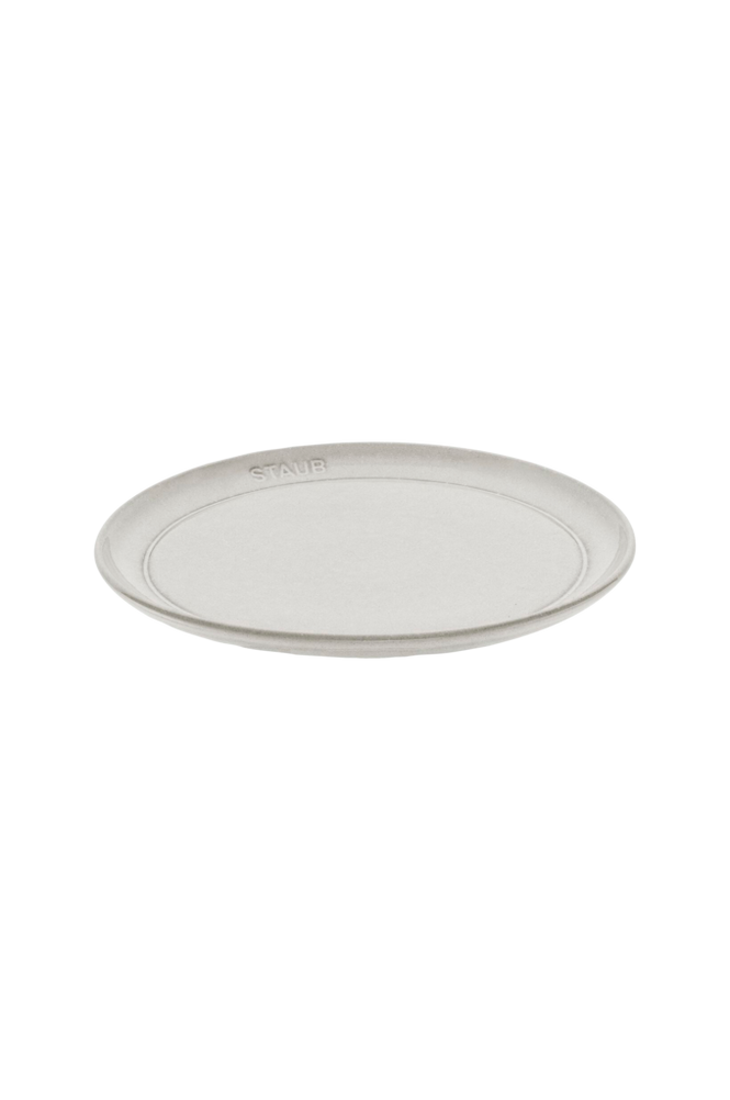 Tallrik Flat White Truffle 22 cm