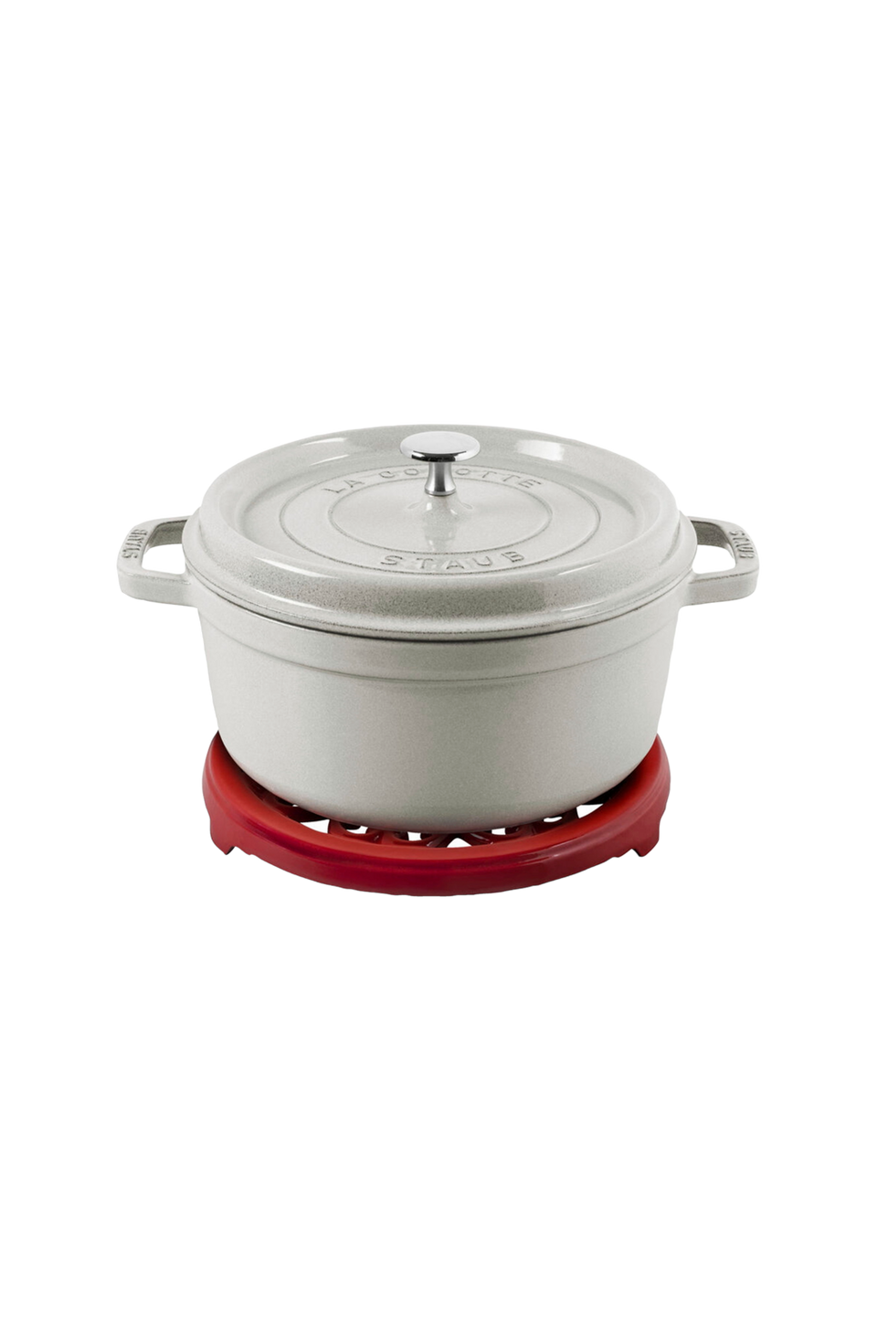 Staub Gjutjärnsunderlägg Lilly 23 cm, röd från Staub, bild 5