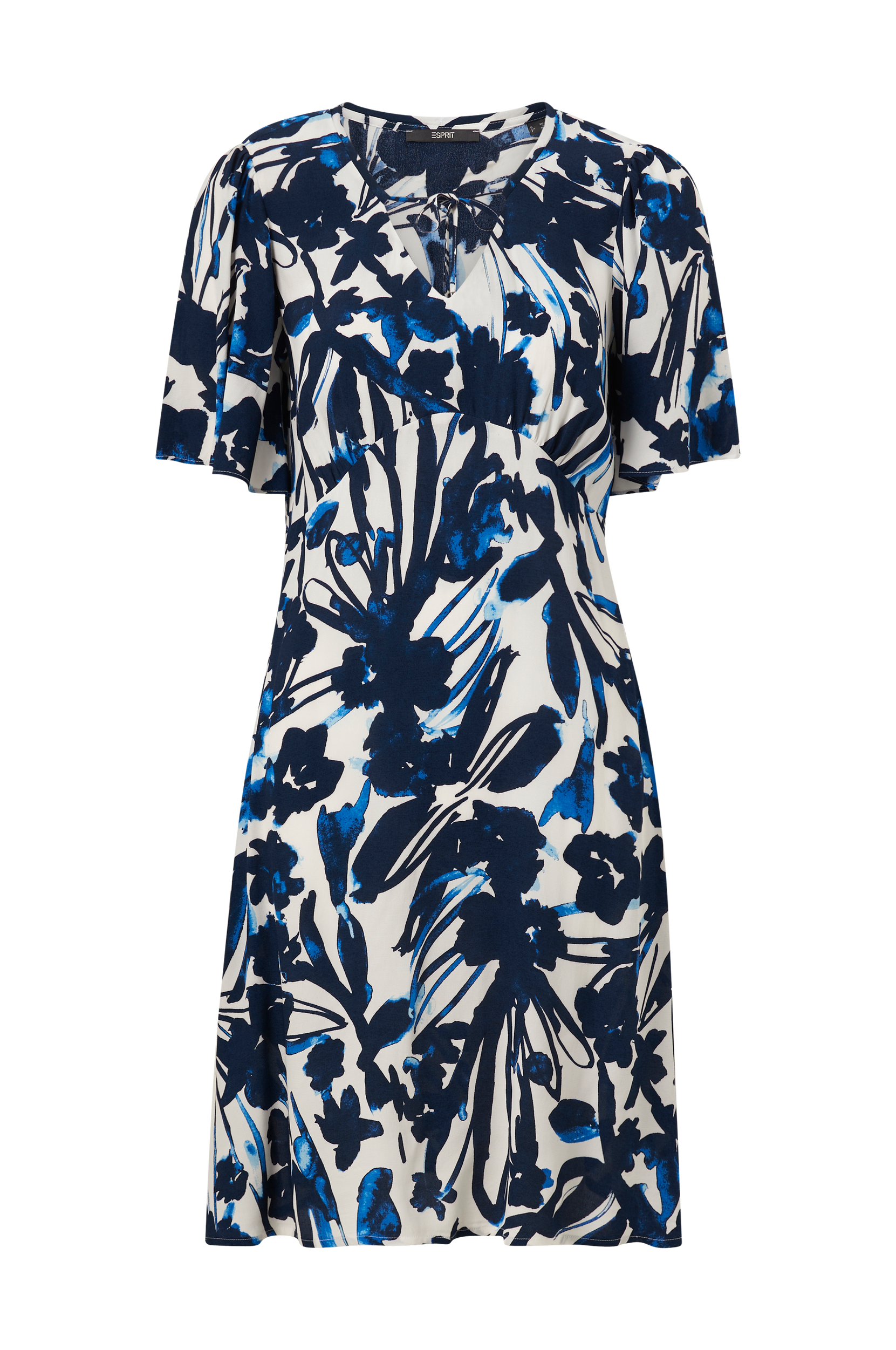 Esprit - Kjole Shiny - Blå - 36 - Kjoler Tøj til kvinder