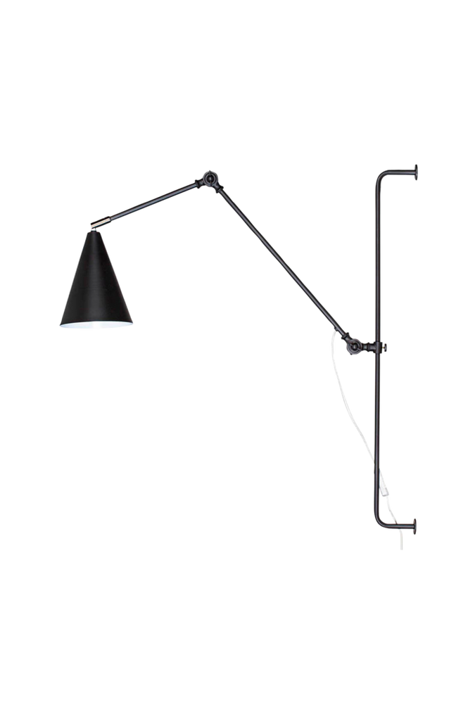 Yukon vegglampe 1-lav langt veggfeste