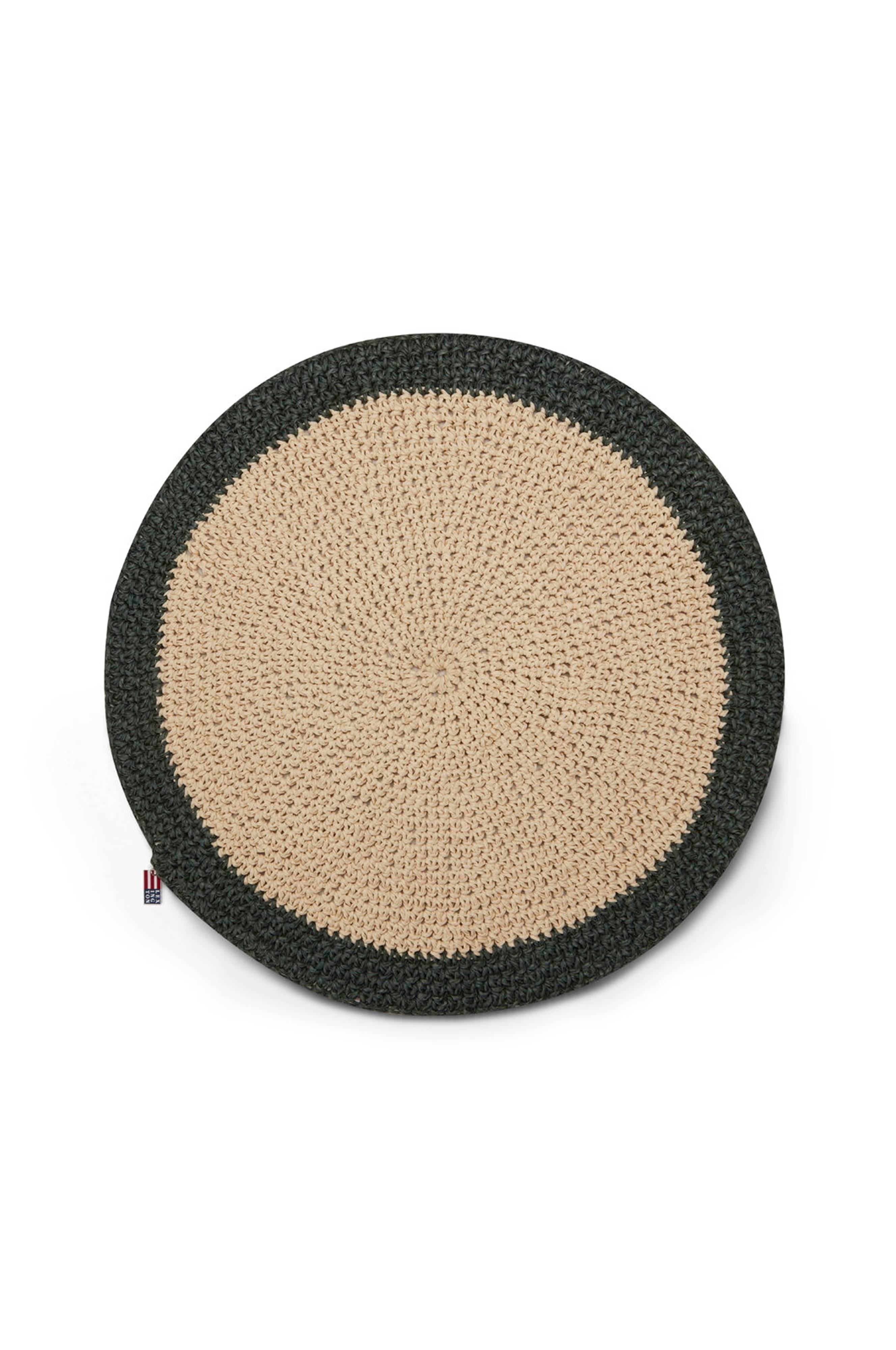Lexington Bordstablett Round Recycled Paper Straw Placemat Ø 38 cm