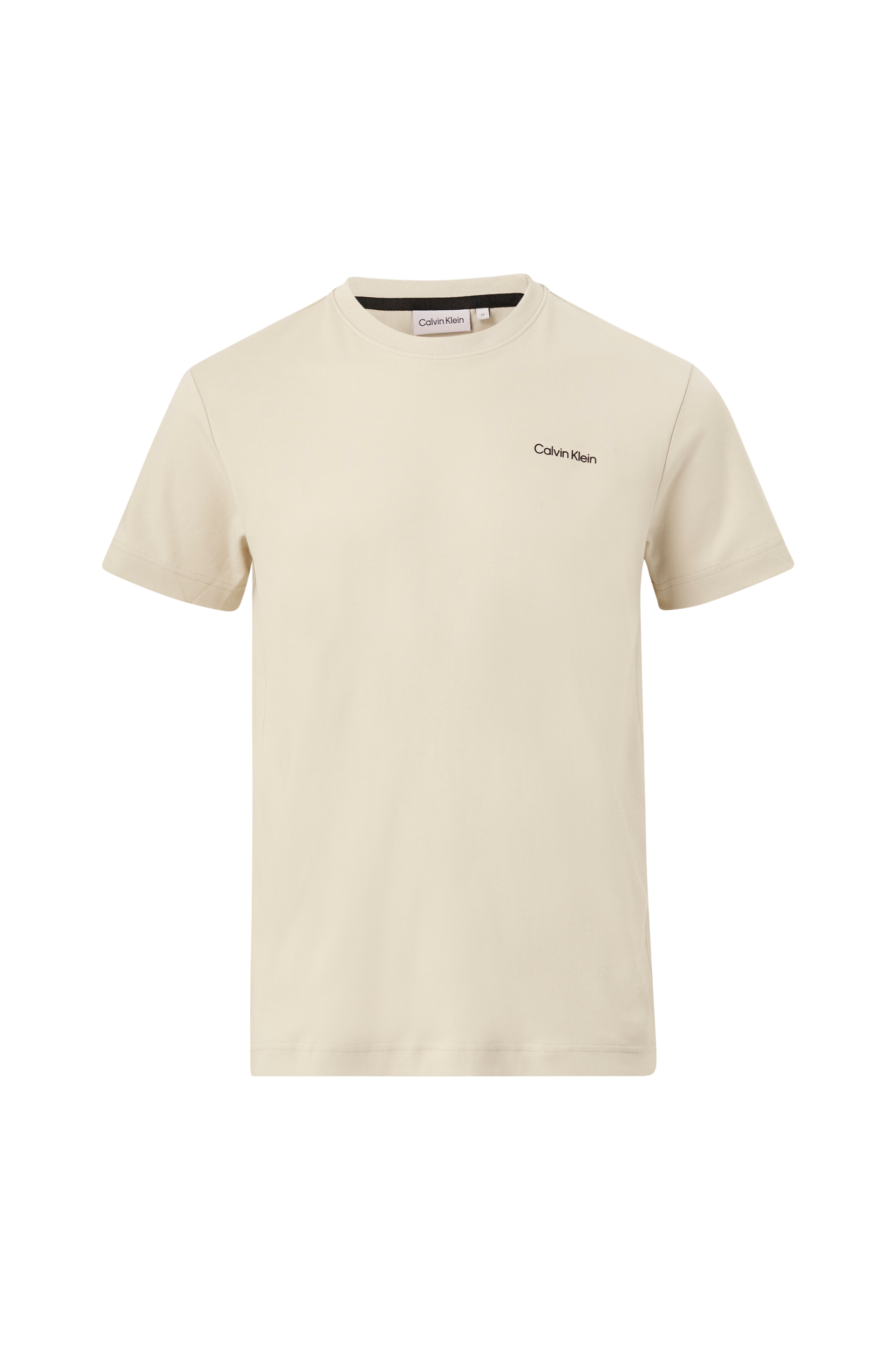Calvin Klein - T-shirt Micro Logo Interlock T-shirt - Beige - L