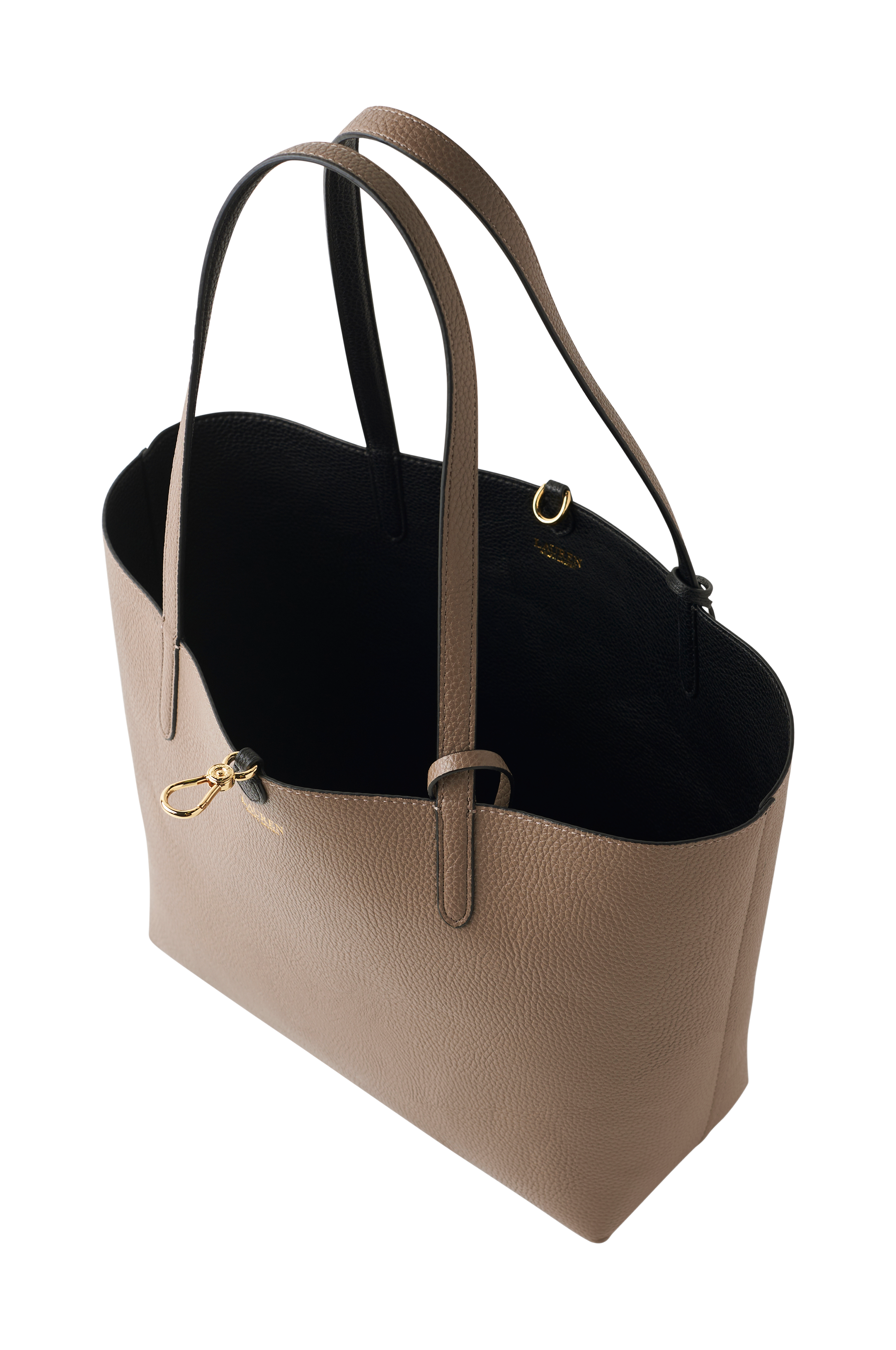 Lauren Ralph Lauren Veske Faux Pebble Grain-Rvrsble Tote