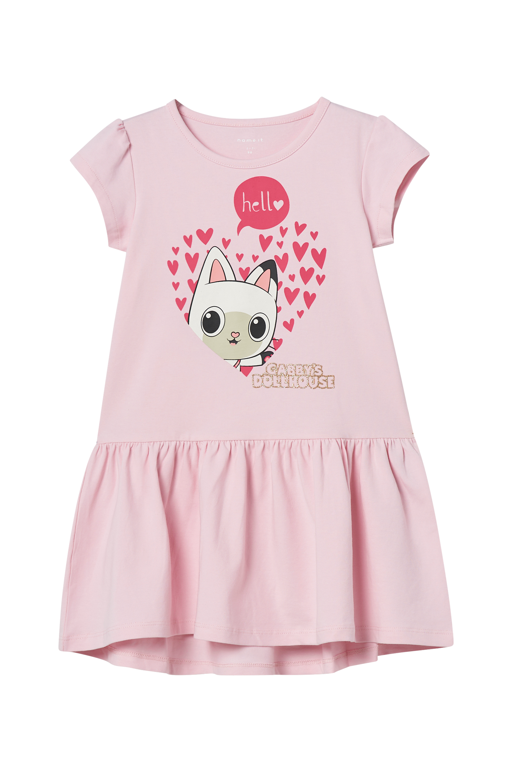 Name it - Kjole nmfMara Gabby SS Dress - Rosa - 86