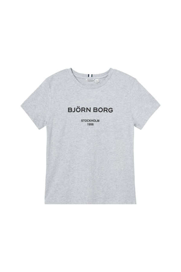 Björn Borg - T-shirt Borg Logo T-shirt - Grå - 134/140