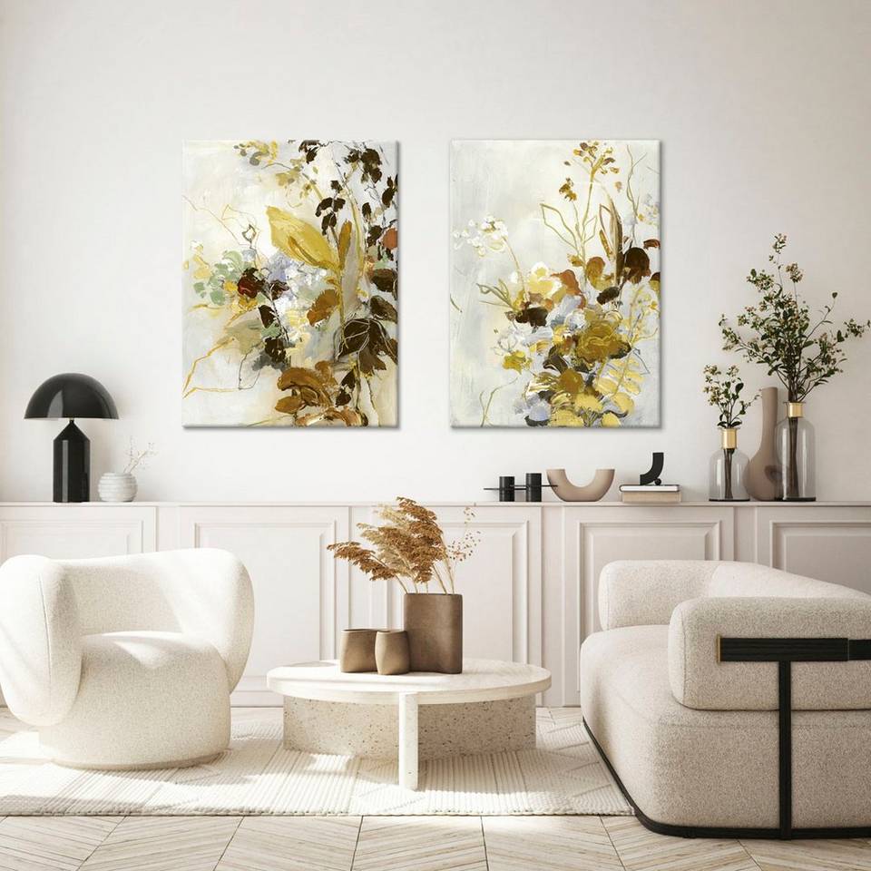 Malerifabrikken Tavla Flock of flowers 1, beige från Malerifabrikken, bild 2
