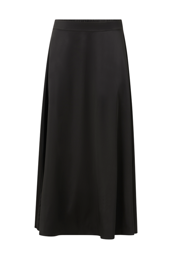 co’couture - Nederdel LivaCC Sateen Skirt - Sort - 40