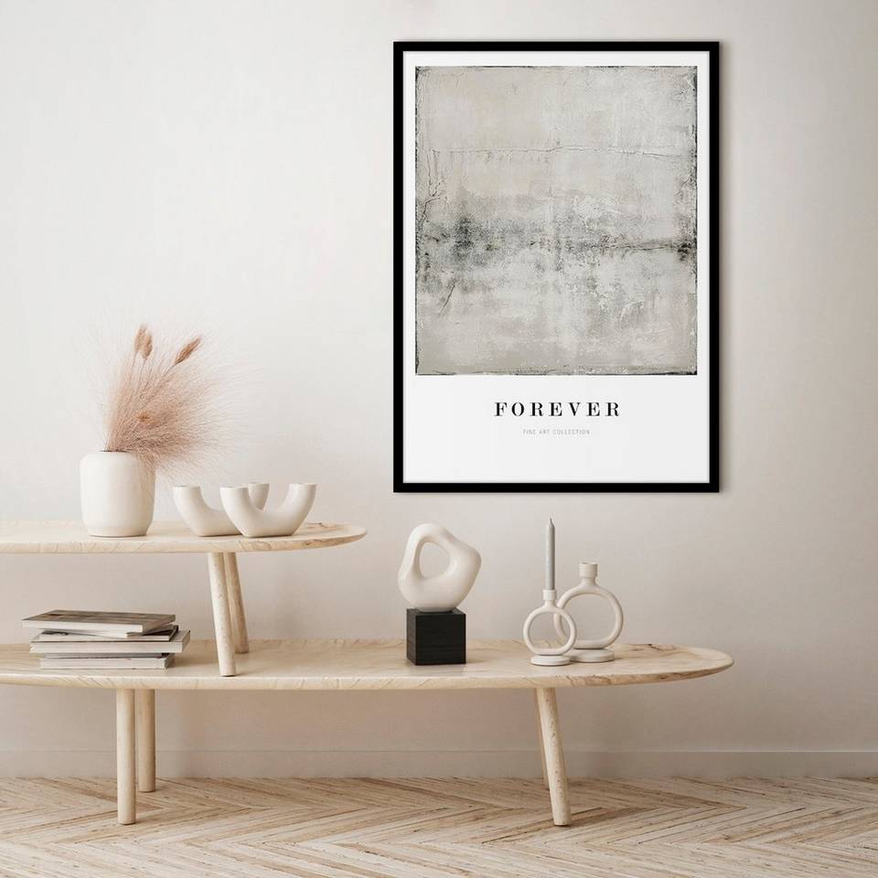 Malerifabrikken Tavla Forever, Svart ram, grå från Malerifabrikken, bild 2