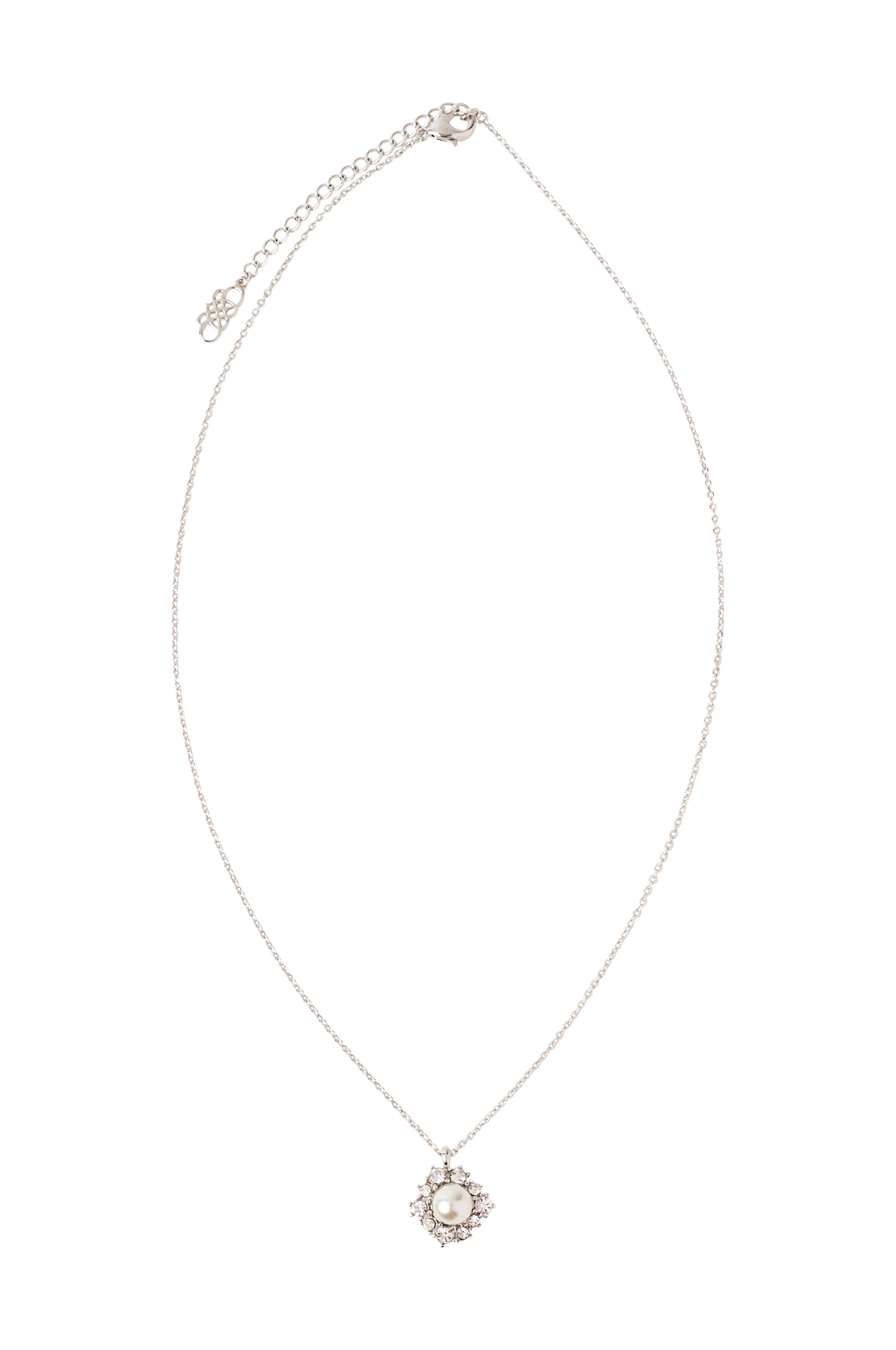 Lily and Rose - Halsband Emily Pearl Necklace - Silver - ONE SIZE
