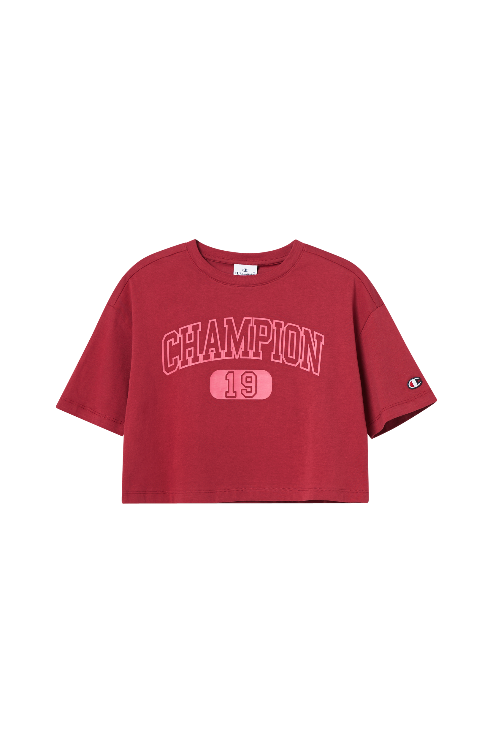 Champion - Top Crewneck T-Shirt - Sort - 164 - Toppe - Tøj børn