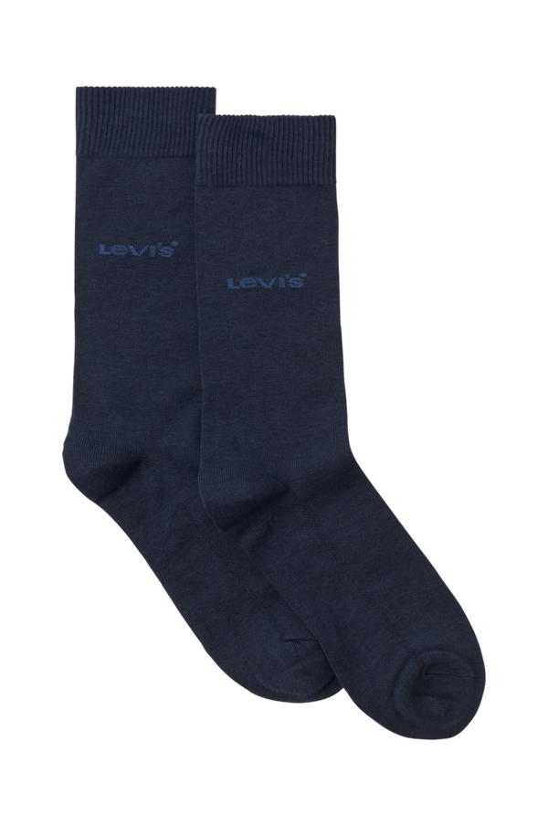 Levi's - Levi's Regular Cut Tencel CO 3-pak - Blå - 39/42 - Sokker - Tøj til (31577110)