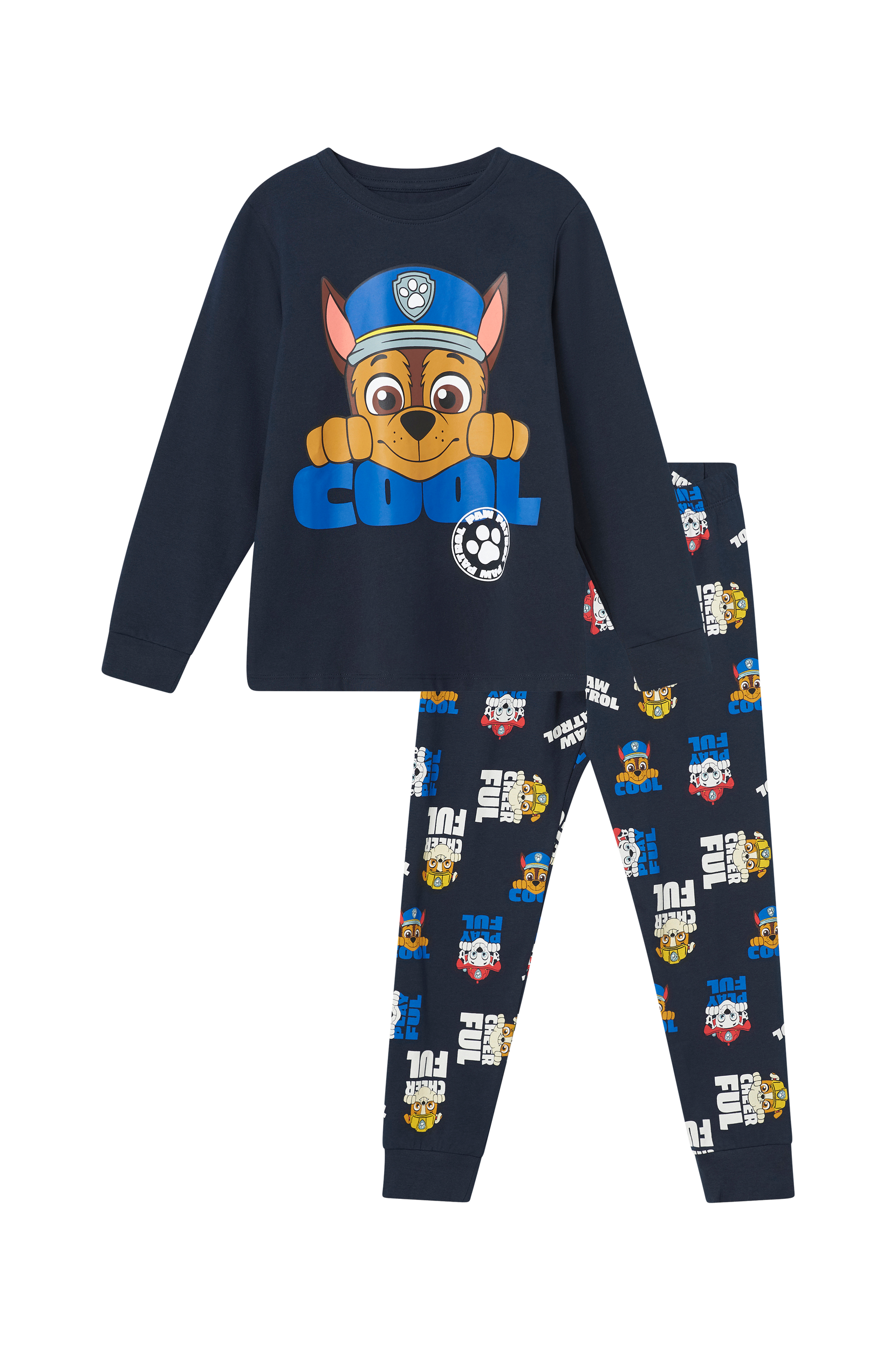 Name it - Pyjamas Pawpatrol Nightset - Blå - 86/92 - Nattøj Tøj til børn (31088444)