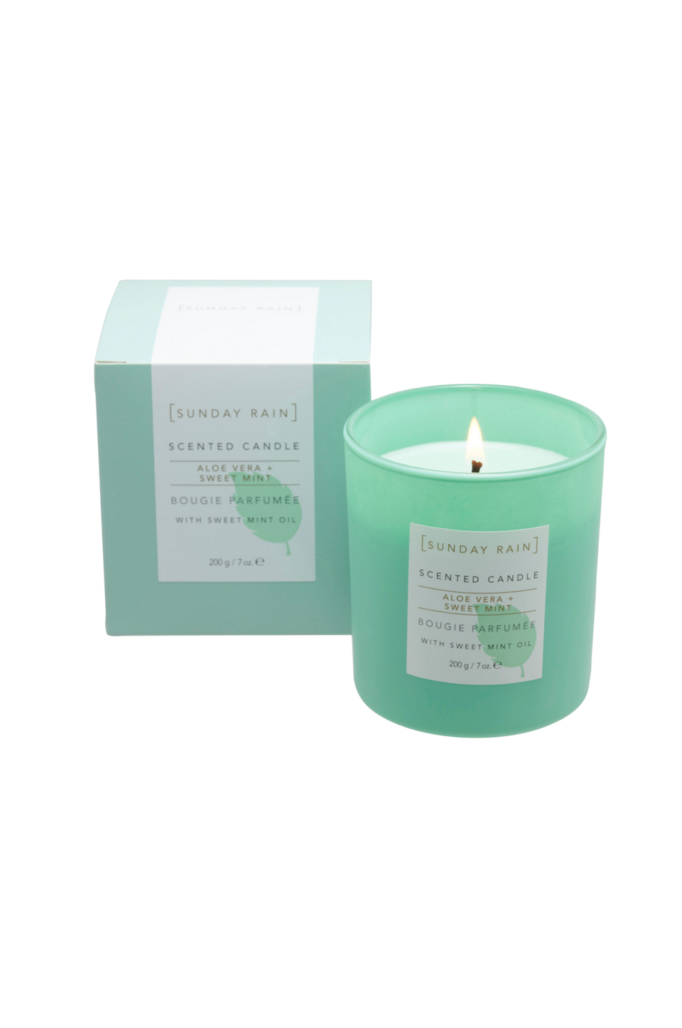 Sunday Rain Sunday Rain Aloe & Sweet Mint Candle 200 g, grön från Sunday Rain, bild 2