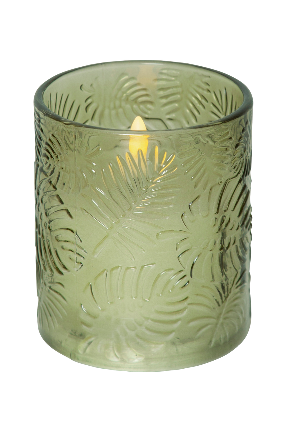 Star Trading LED Blockljus Flamme Leaf 10 cm, grön från Star Trading, bild 5