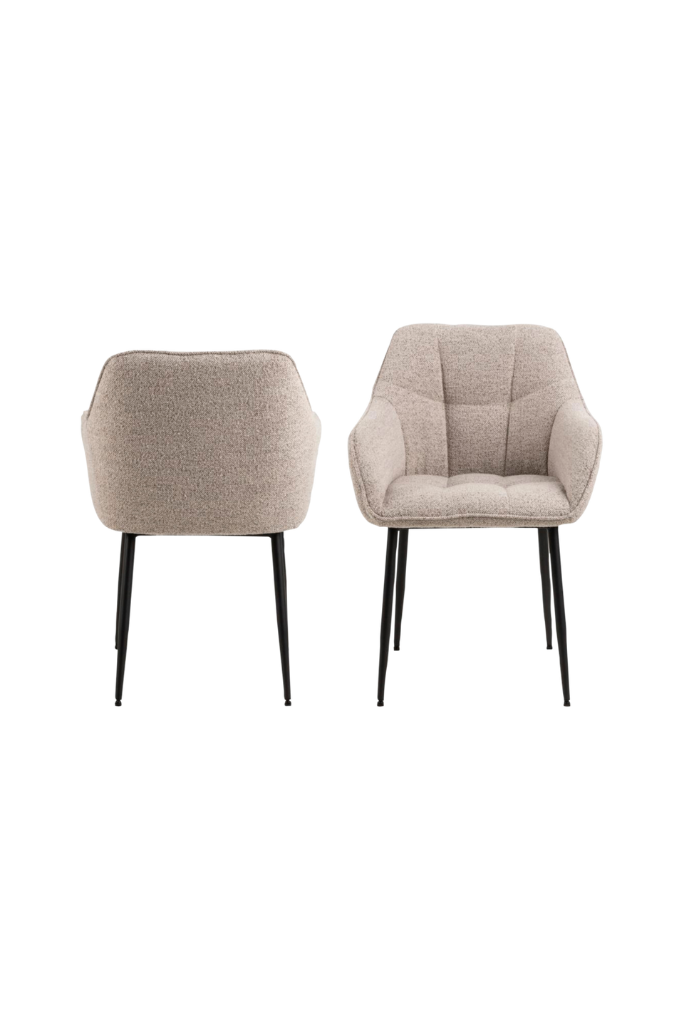 AC Design Furniture Karmstol Adela, 2-pack, natur från AC Design Furniture, bild 5