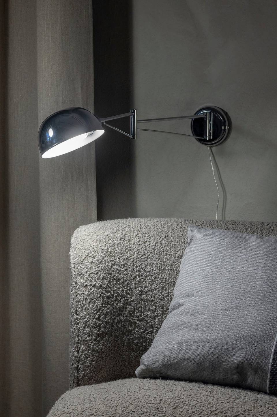 Markslöjd Vägglampa Portland 1L, krom från Markslöjd, bild 2