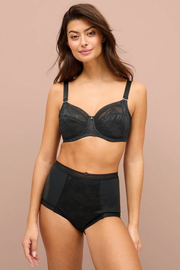 Fantasie - Maxitrusser Fusion Lace - Sort - 38/40