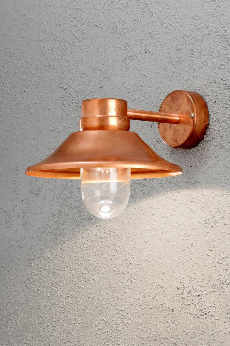 Konstsmide Vägglykta Vega höjd 26,5 cm, koppar från Konstsmide, bild 2