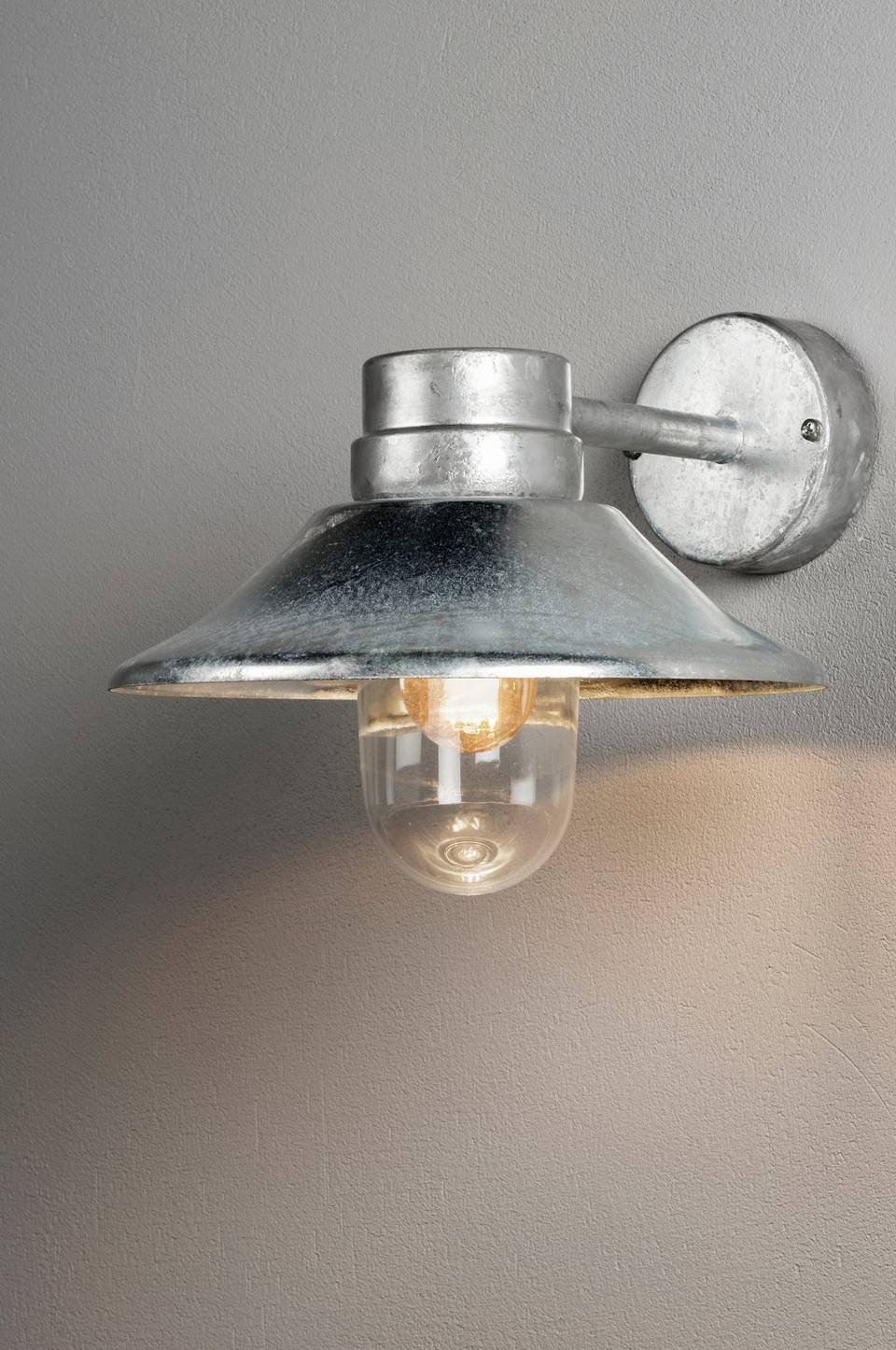 Konstsmide Vägglykta Vega höjd 26,5 cm, grå från Konstsmide, bild 5