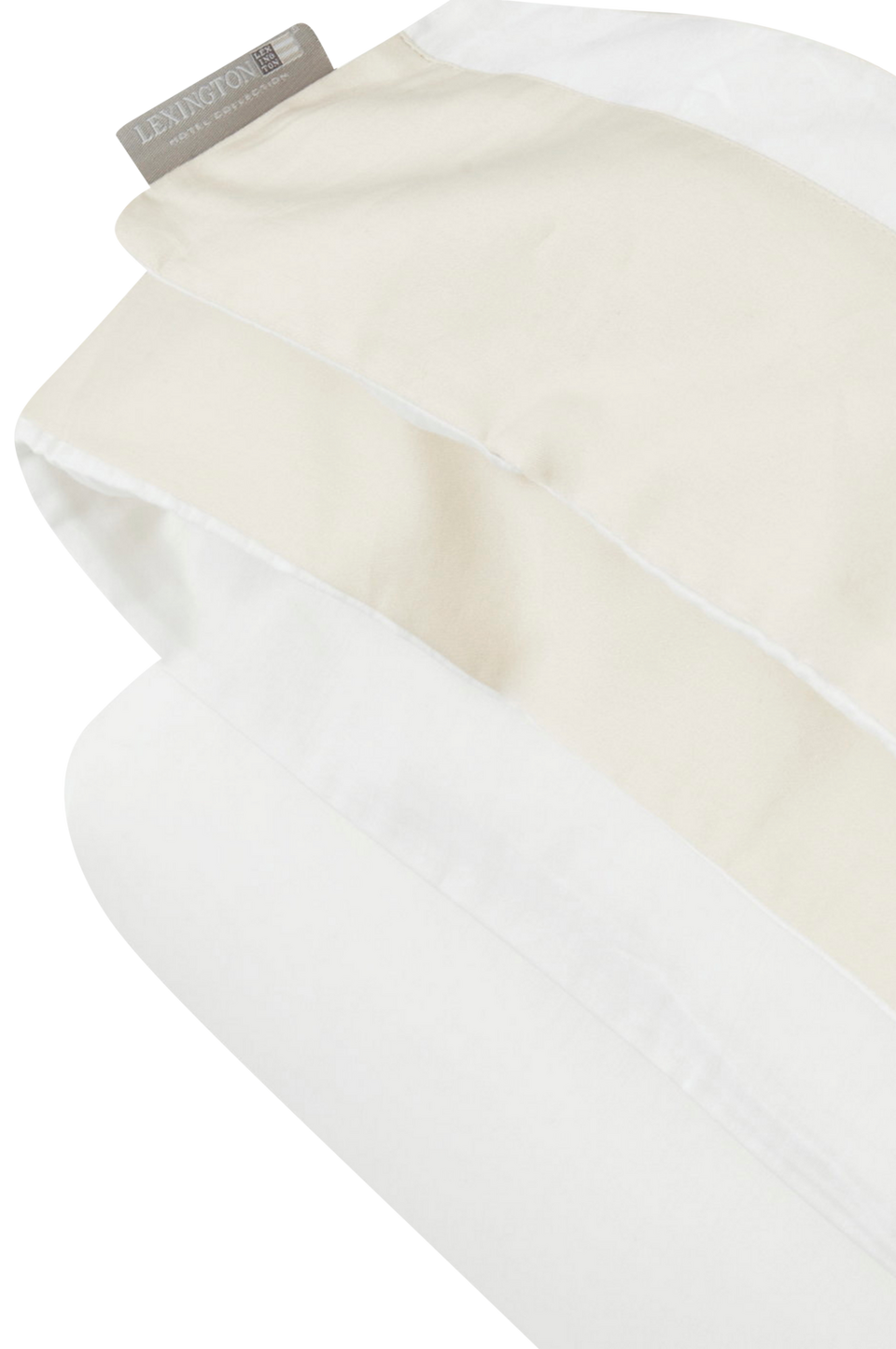 Lexington Påslakan Hotel Sateen Contrast Duvet Cover, vit från Lexington, bild 2