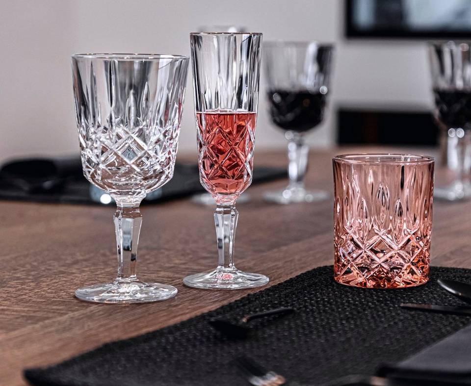 Nachtmann Glas Noblesse Tumbler 29,5 cl, 2-pack, rosa från Nachtmann, bild 5