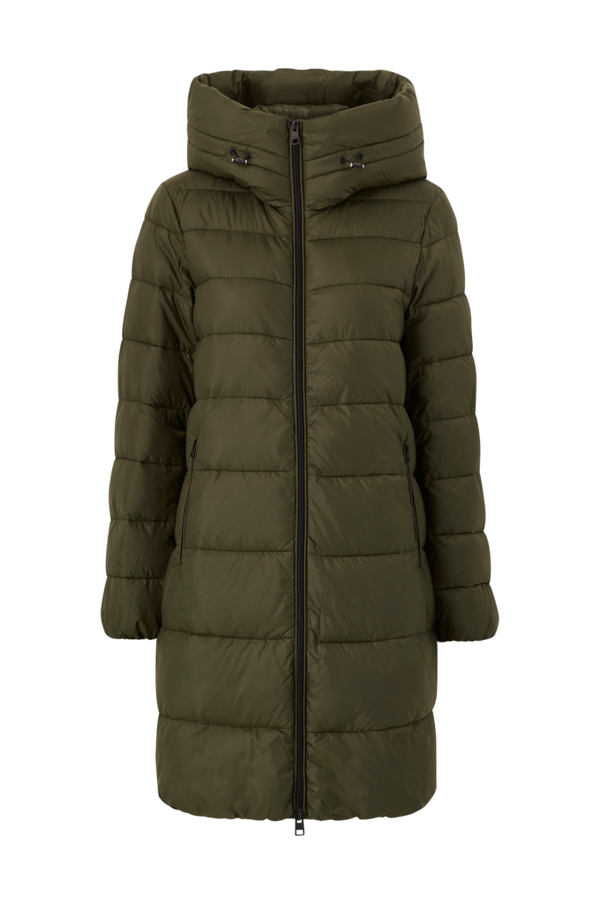 Esprit - Frakke Puff Coat - Grøn - 36