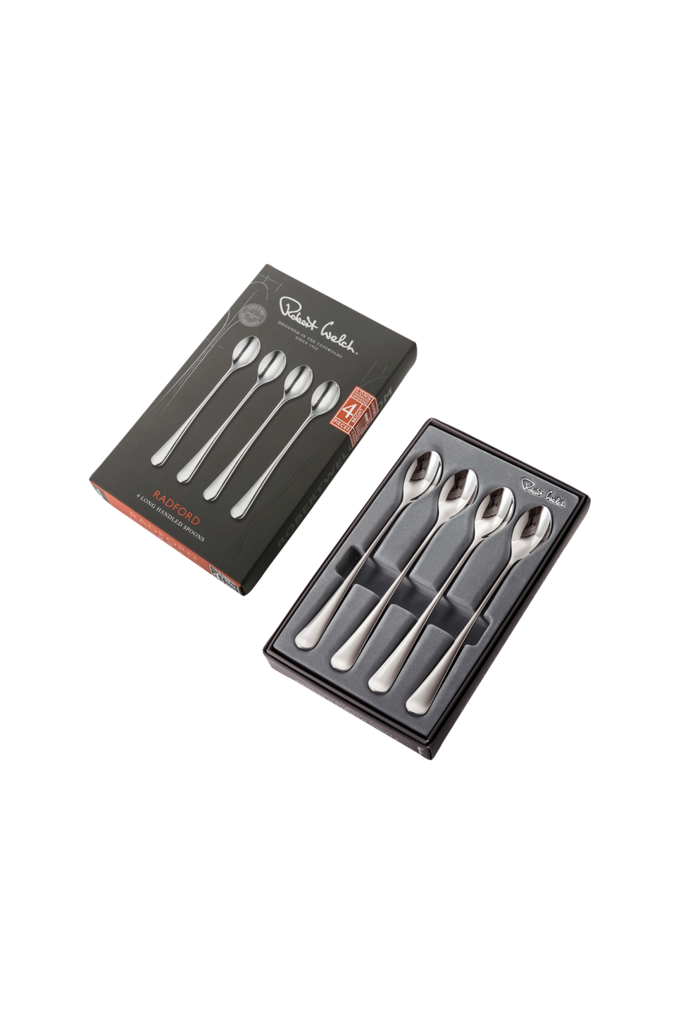 Robert Welch Tesked med långt skaft Radford Bright, 4-pack, silver från Robert Welch, bild 5