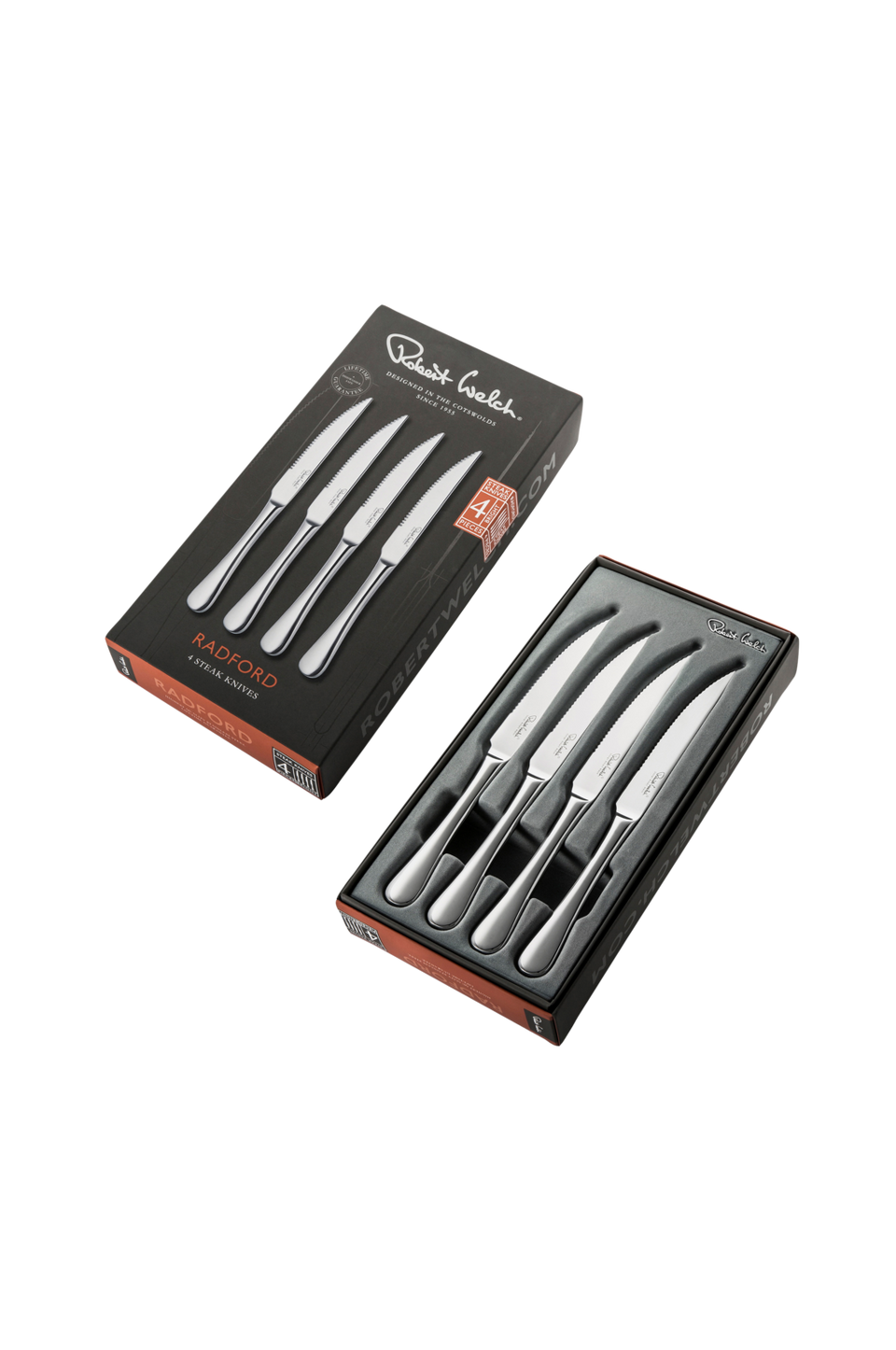 Robert Welch Steakkniv Radford Bright presentförpackning, 4-pack, silver från Robert Welch, bild 5