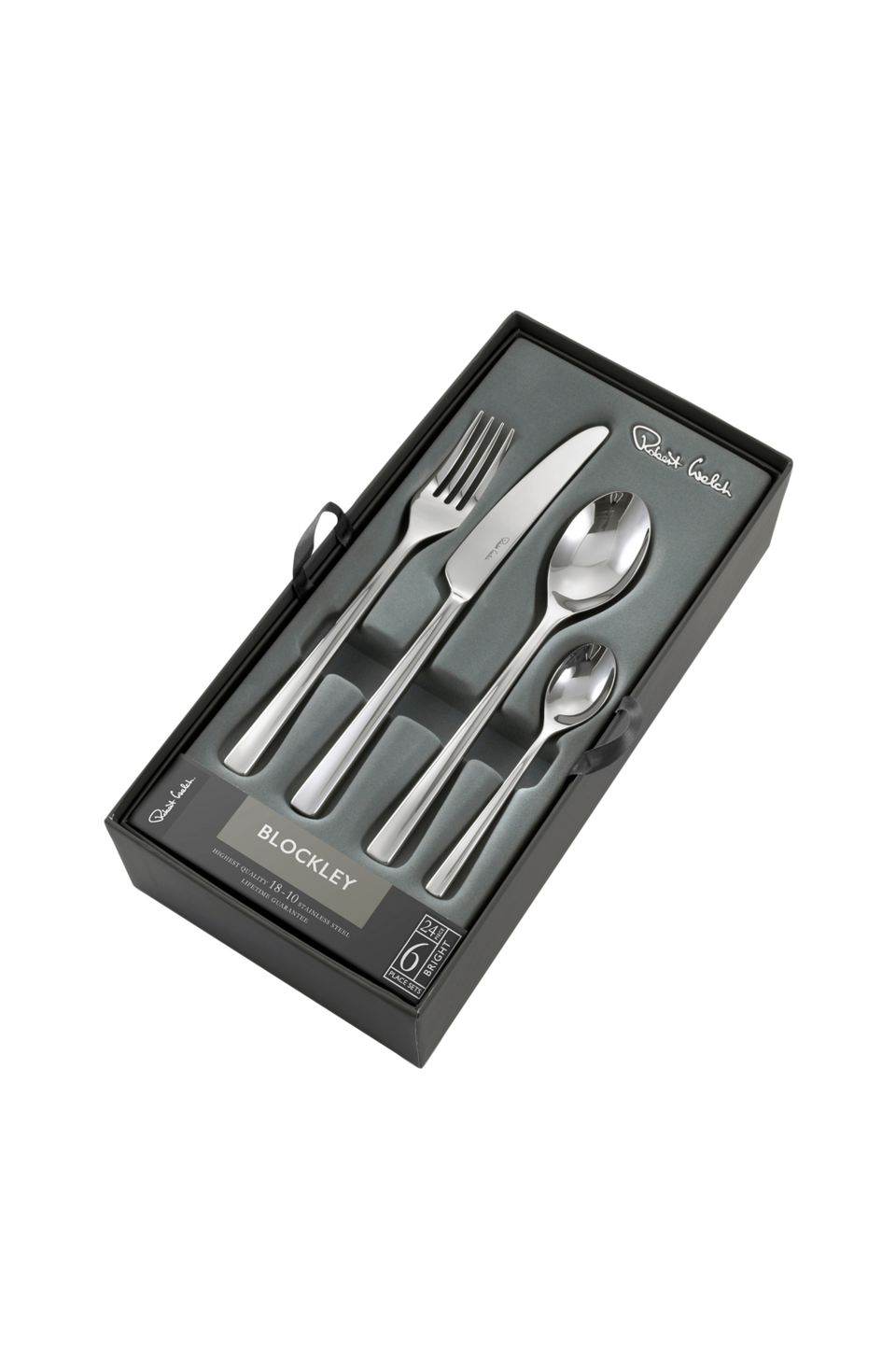 Robert Welch Bestickset Blockey Bright 24 delar, silver från Robert Welch, bild 5