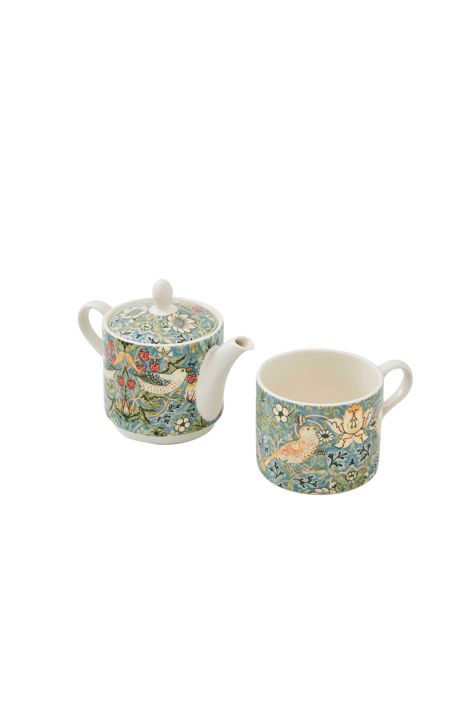 Spode Tekanna / temugg Tea for one Morris & Co Strawberry Thief, flerfärgad från Spode, bild 5