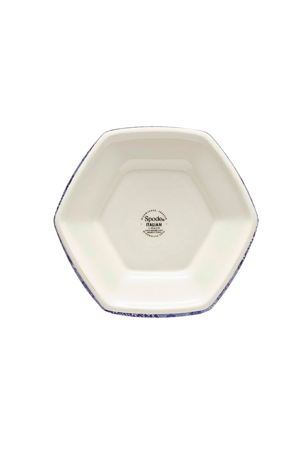 Spode Vas Blue Italian Hexagonal höjd 27 cm, blå från Spode, bild 2