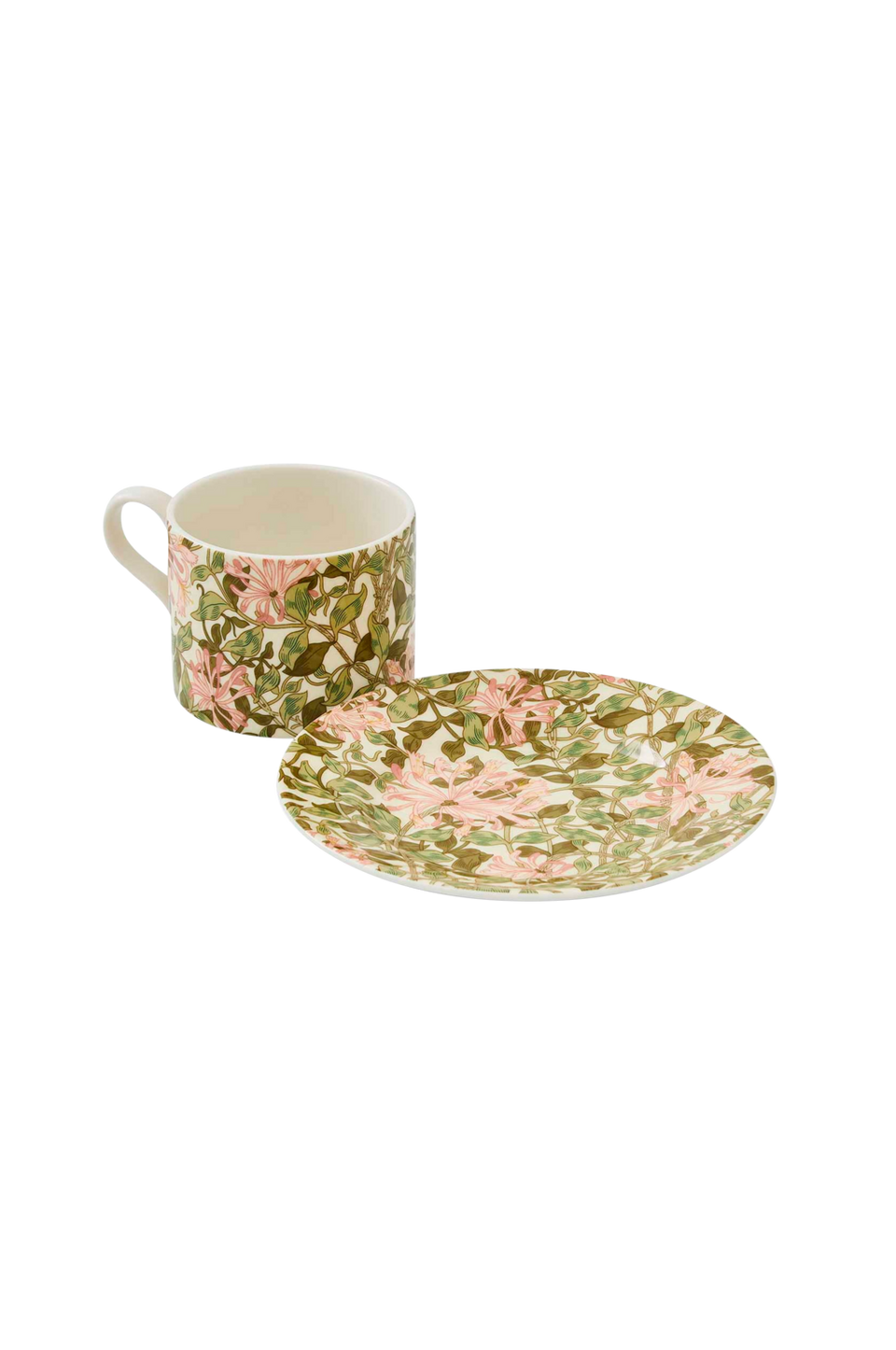 Spode Tekopp med fat Morris & Co Honeysuckle, flerfärgad från Spode, bild 5