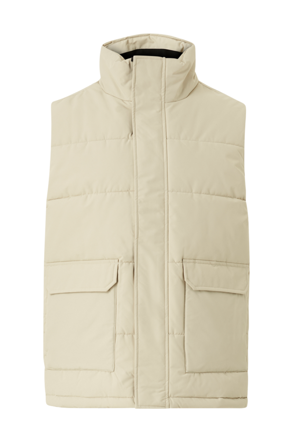 ONLY & SONS - Vest onsCarl Life Quilted Vest Otw - Grå - 2XL